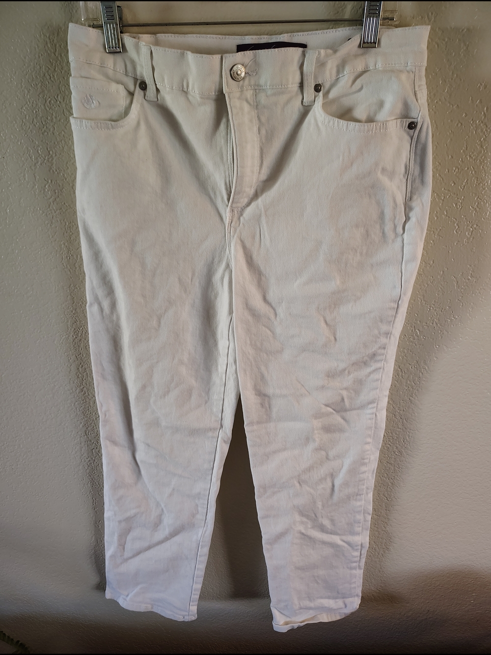 Gloria Vanderbilt White Ankle Jeans - Picture 2 of 3